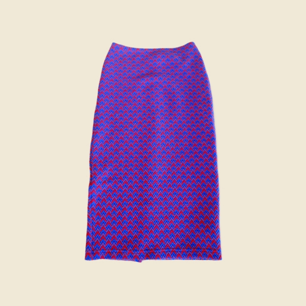 American Apparel Chevron Pencil Skirt